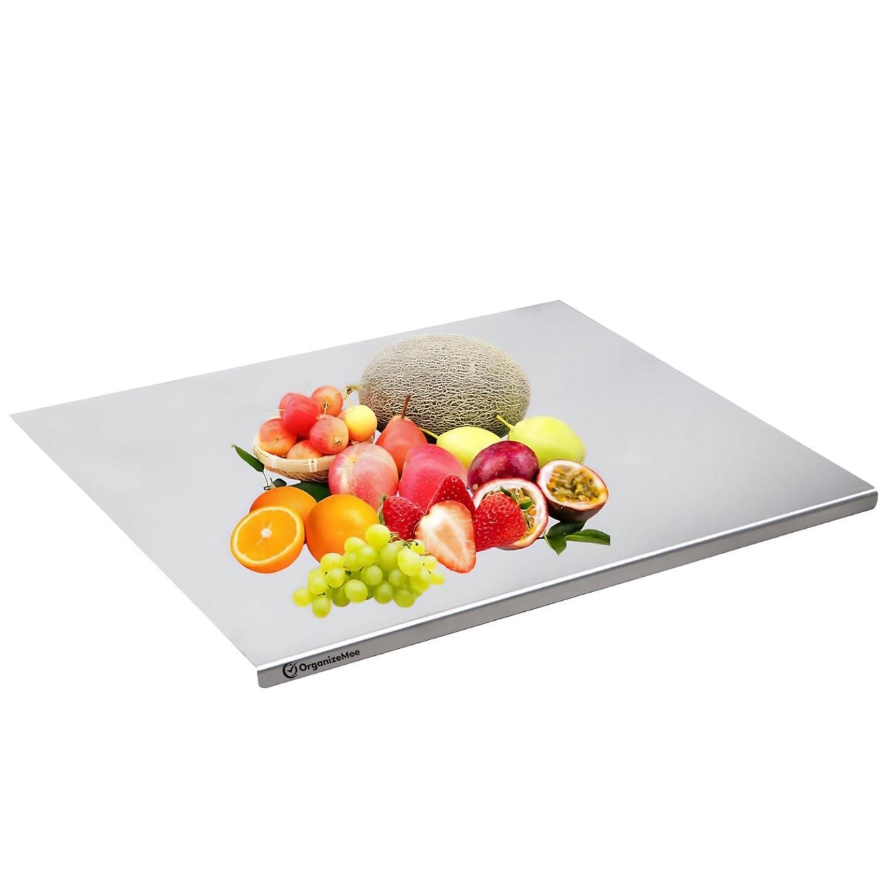 FlexiChop Stainless Steel Chopping Board (35x31cm)