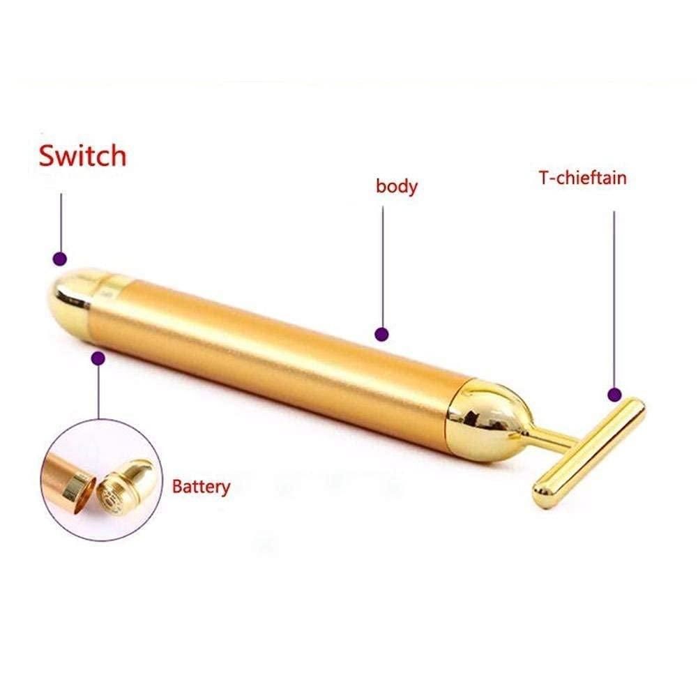 FlexiGlow Golden Facial Massage Roller