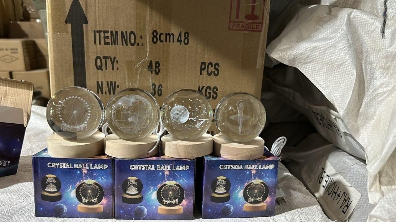 FlexiGlow 3D Crystal Lamp